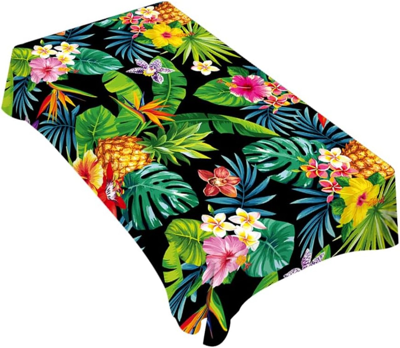 Pineapples Decorative Rectangle Tablecloth (60 x 84 Inch 6-8 Seats)